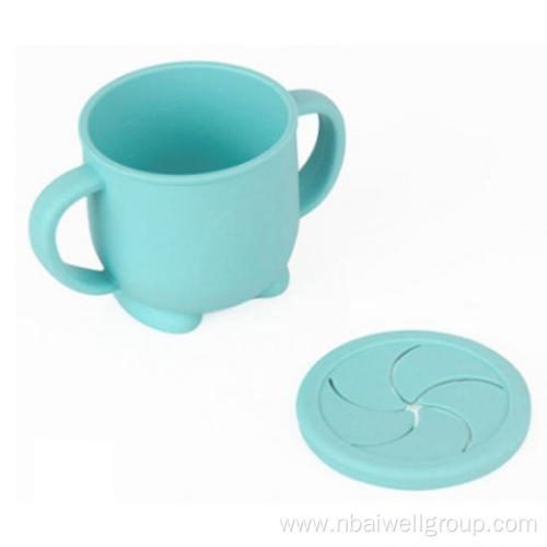 silicone snack cup anti-drop and anti-sprinkle